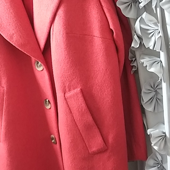 Wool blend knee length coat - Picture 4 of 11